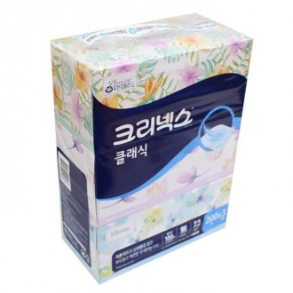 티슈 곽티슈 휴지 탁상 각티슈 3p 화장지 200매 미용 상품 이미지